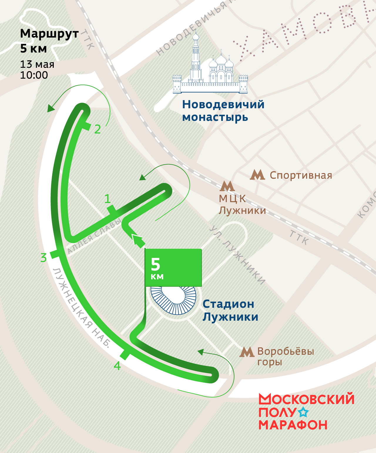 Московский полумарафон 5 км